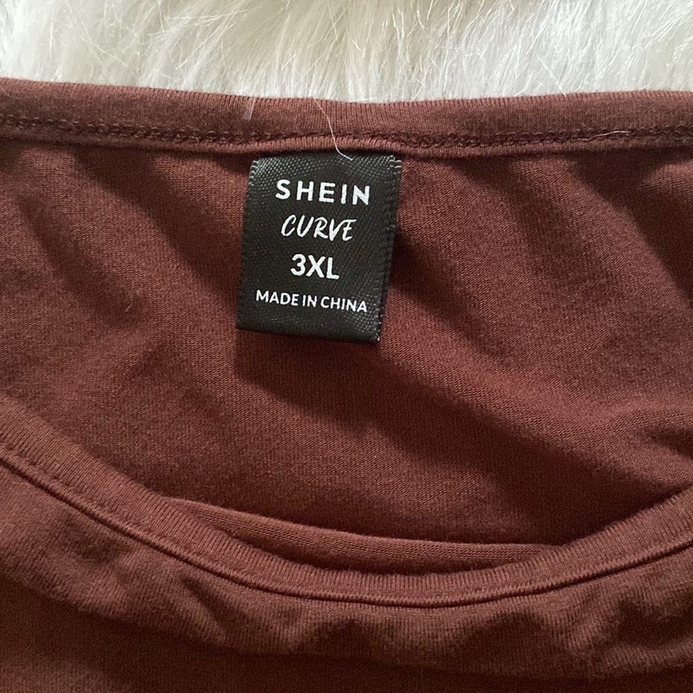 Set of 2 Crop Tops. Burgundy Halter & Brown Tank - Picture 4 of 8